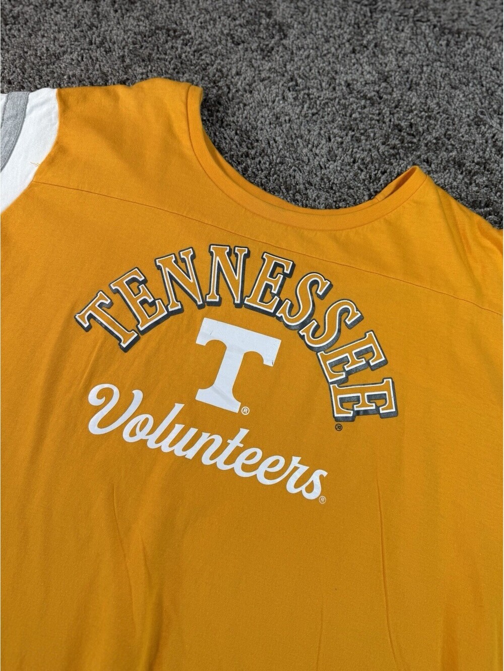Tennessee Volunteers Shirt Womens 4X Orange NCAA Football Fanatics Stripes